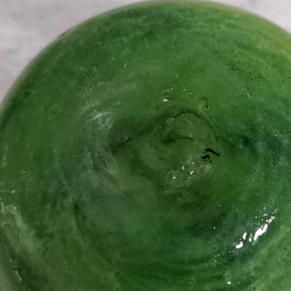 EUC Crate & Barrel Calypso Green Votive Candle Holder